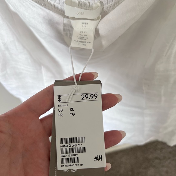 White linen shirt - Picture 3 of 4